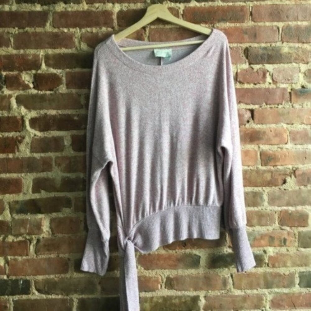 Anthropologie Saturday Sunday Payton Brushed Fleece Top Size Small
